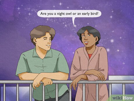 Ask about his hobbies, hopes, and loved ones.