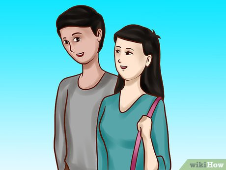 Step 4 Make sure you're both close enough so that you don’t have to reach.