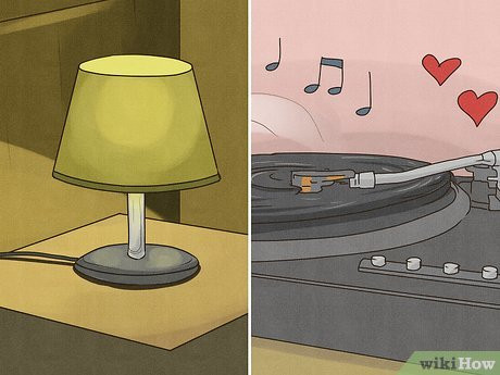 Making the room more romantic can take off some of the pressure.