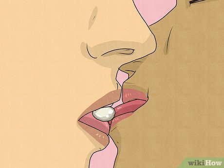 Swap candy, food, or even alcohol with a kiss.