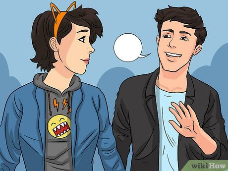 Step 4 Approach her with a good opening line.