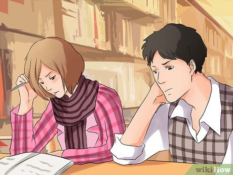 Step 5 Check your body language to see if you mirror his actions when you're hanging out.