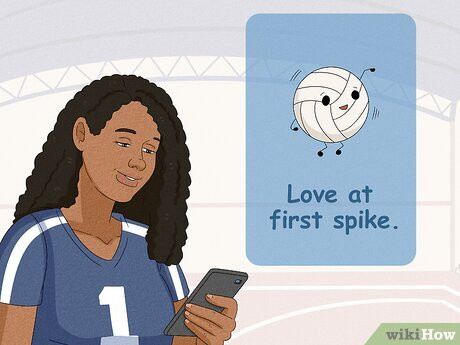 Score an ace with a sporty love pun for the one who’s won your heart.