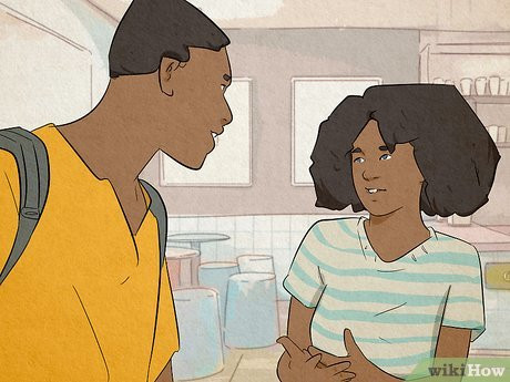 Step 2 Give him a straight answer.