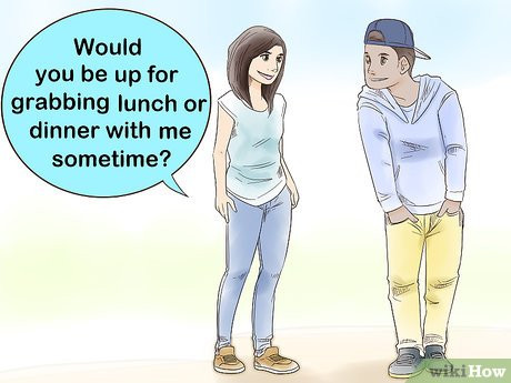 Step 1 Ask the model out on a date.