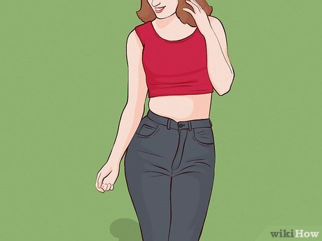 Step 12 Crop Top + High-Waisted Jeans