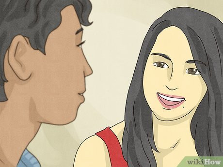 Invite the guy over without saying anything at all.