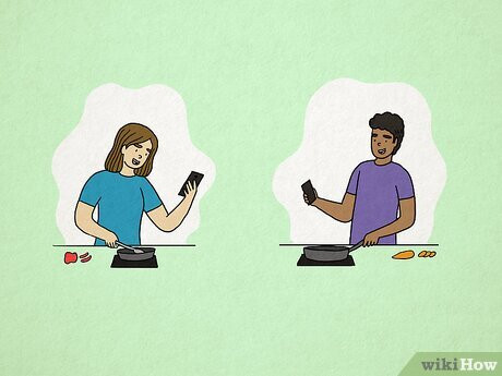 Step 3 Cook together.