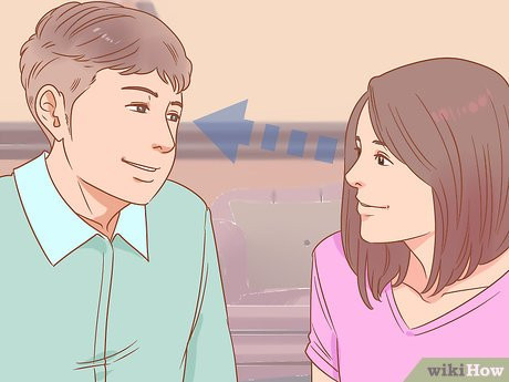 Step 1 Watch his eyes.