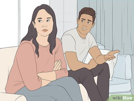 Step 1 She frequently acts moody or distant toward you.