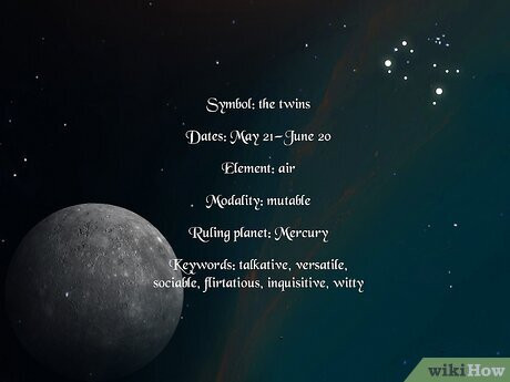 Geminis are adaptable and witty social butterflies.