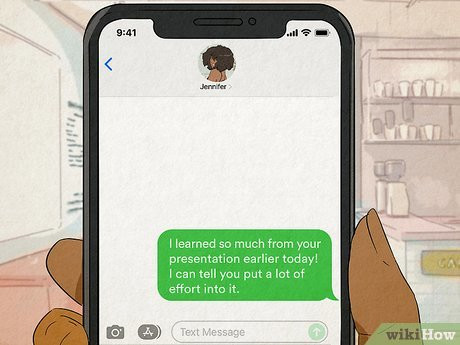 Step 4 He compliments you regularly.